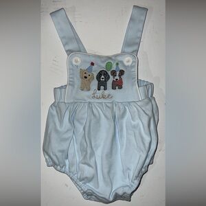 “Luke” monogrammed birthday bubble